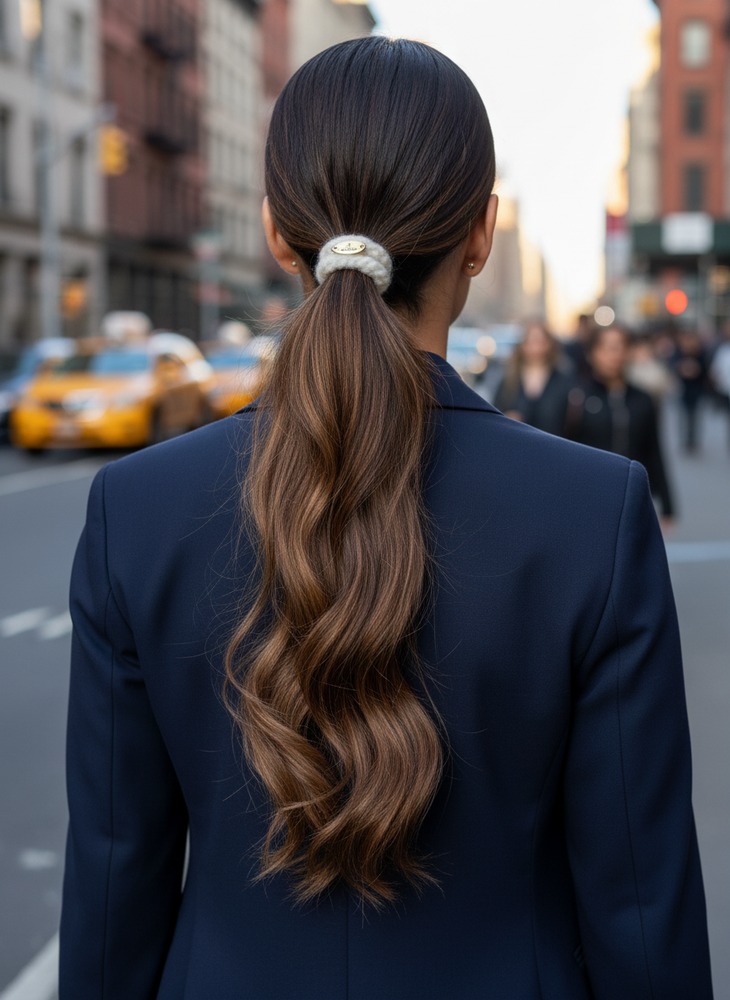 
                  
                    Cashmere & Mink Hair Ties Set of 2 - Non-Slip (Logo/No Logo)
                  
                