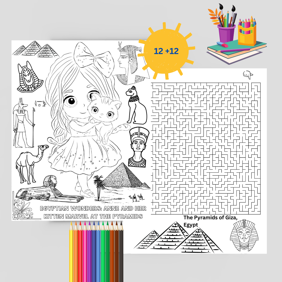 
                  
                    Coloring Book: Anne and Fluffy's Big Journey Around the World Mini Version + Mazes PDF
                  
                