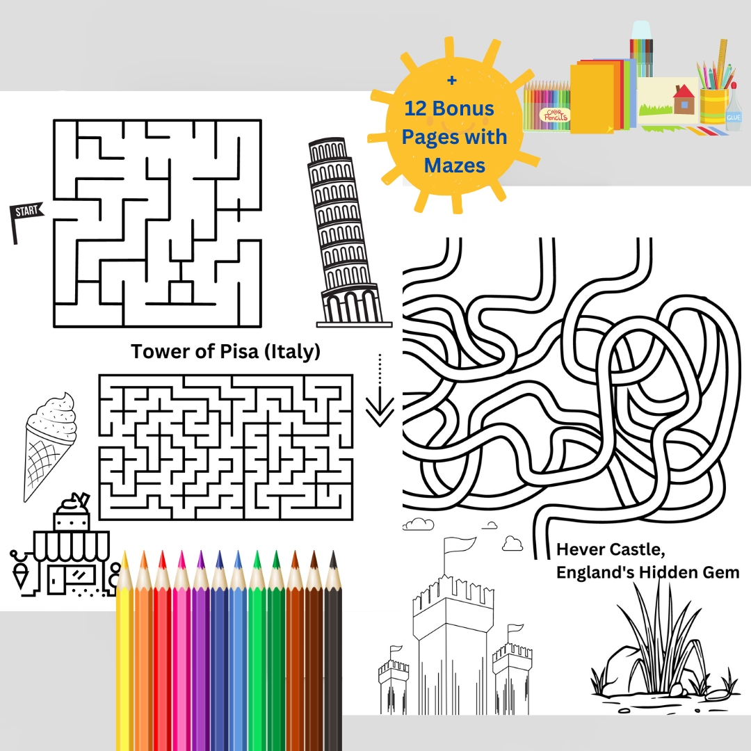 
                  
                    Coloring Book: Anne and Fluffy's Big Journey Around the World Mini Version + Mazes PDF
                  
                