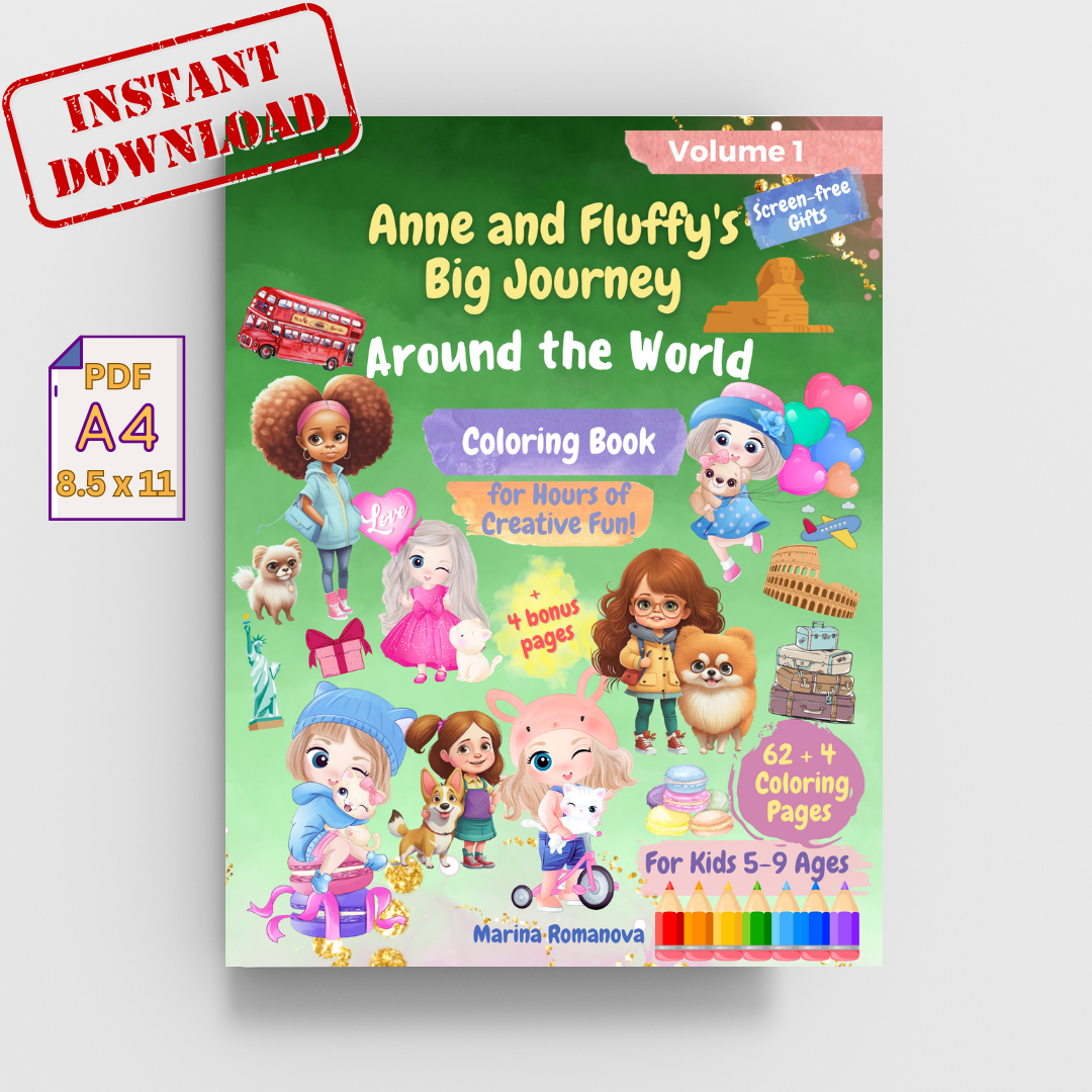 
                  
                    Coloring Book: Anne and Fluffy's Big Journey Around the World Vol. 1 PDF
                  
                