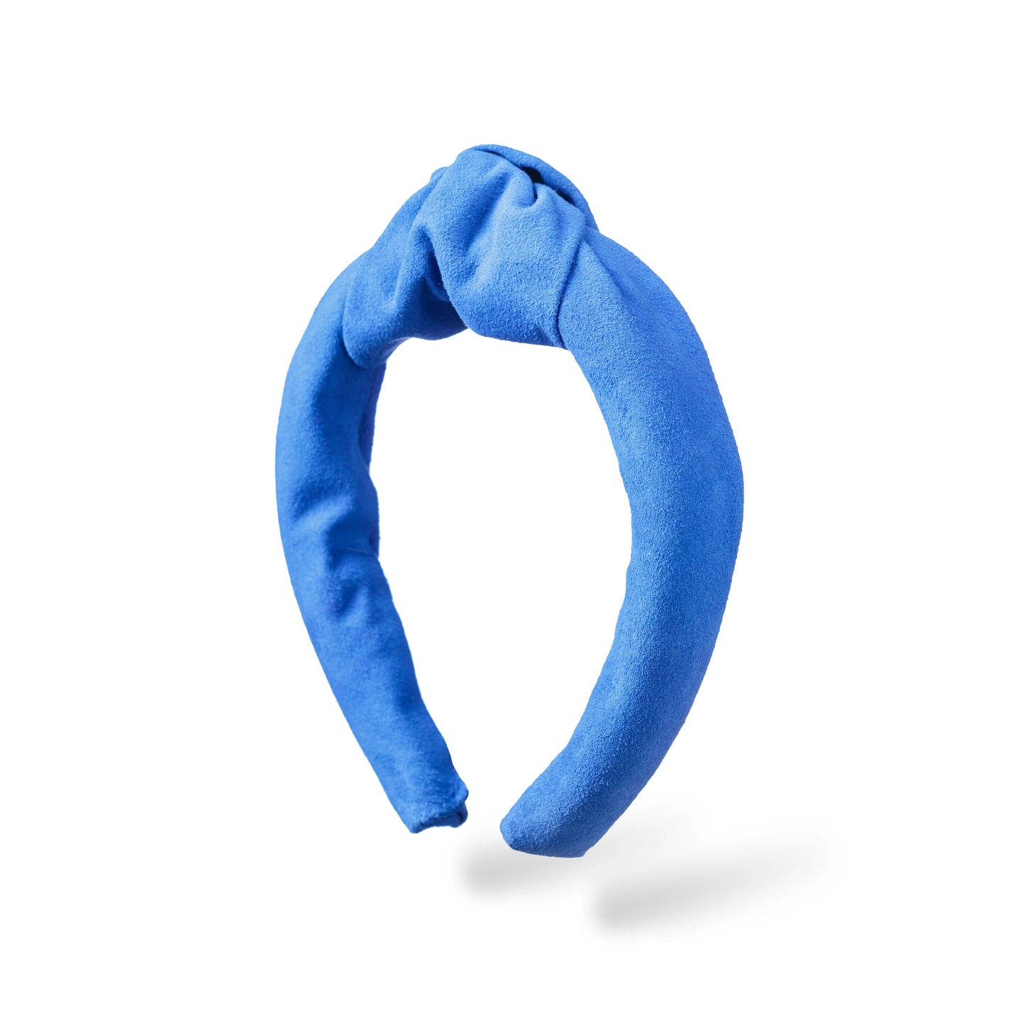 Blue suede with white background