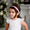 MISS MARIE Silk Knit Headband WHITE